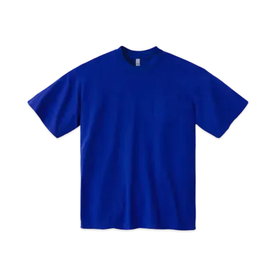 Los Angeles Apparel Short Sleeve Garment Dye Pocket T-Shirt "Cobalt Blue"