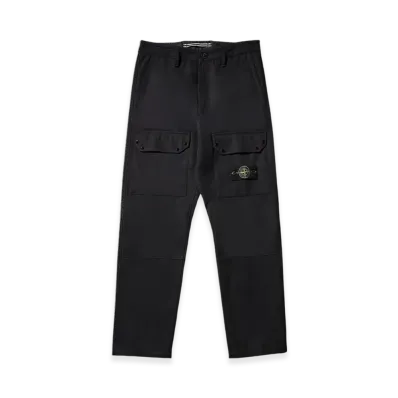 Stone Island 32403 Logo Patch Cargo Pants - 24FW "Black"