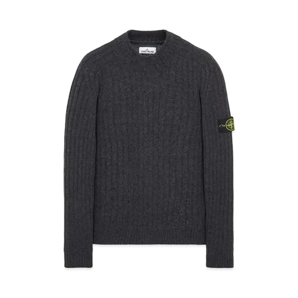 Stone Island 537B6 GEELONG WOOL "Steal Grey"