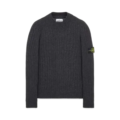 Stone Island 537B6 GEELONG WOOL "Steal Grey"
