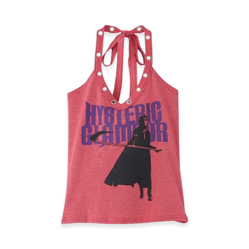 HYSTERIC GLAMOUR Sickle Girl Halterneck "Pink"