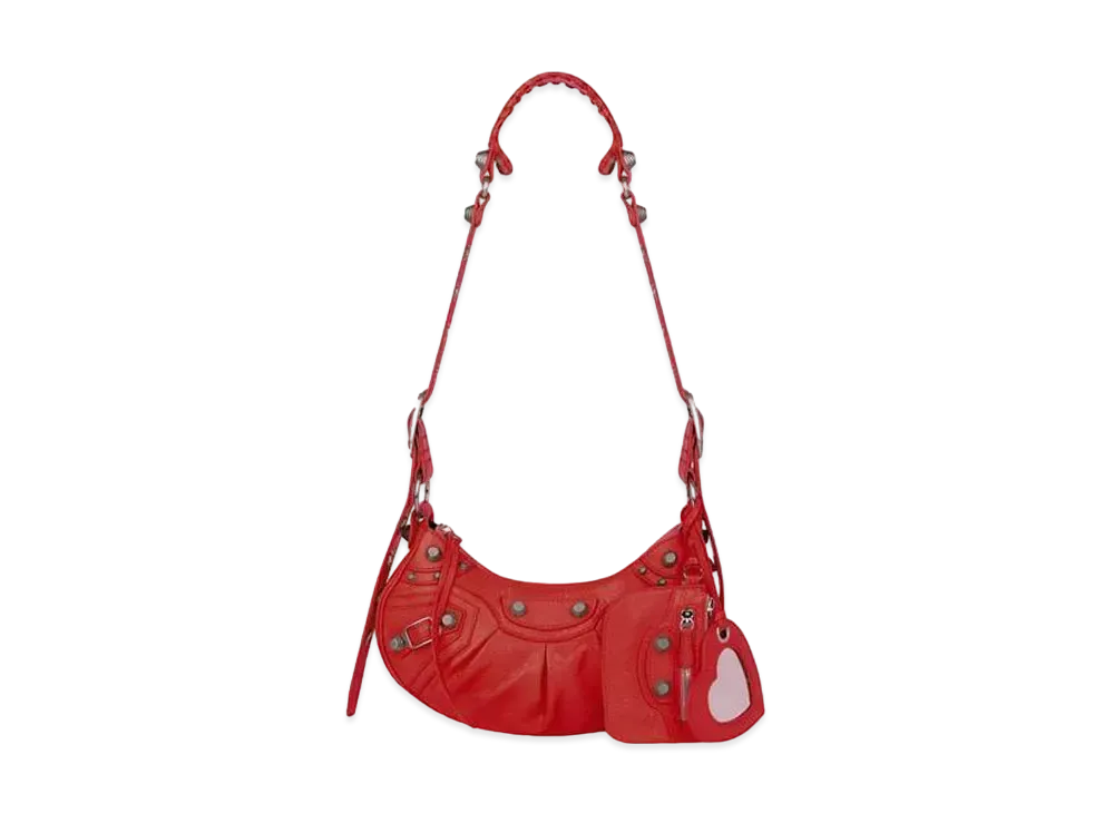 BALENCIAGA Women's Le Cagole XS Shoulder Bag "Red"