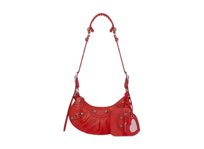 BALENCIAGA Women's Le Cagole XS Shoulder Bag "Red"