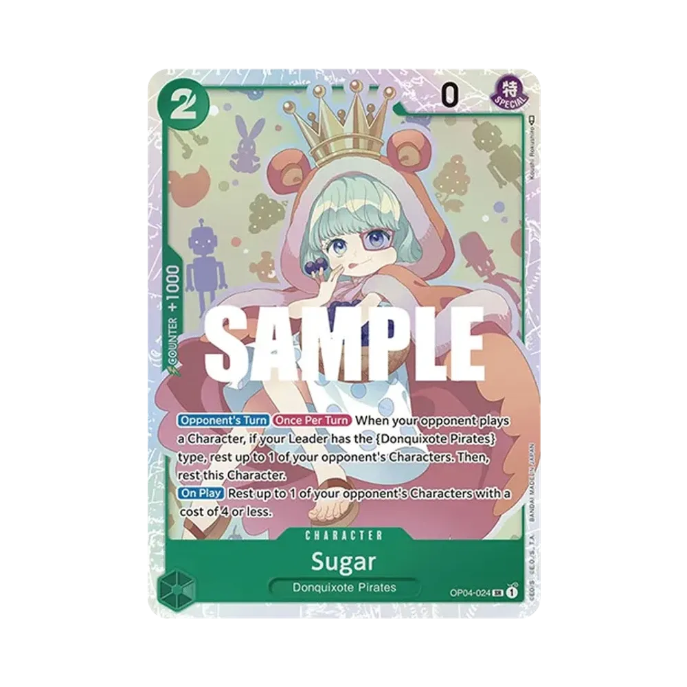 シュガー SR [OP04-024]【英語版】(ブースターパック「謀略の王国」)