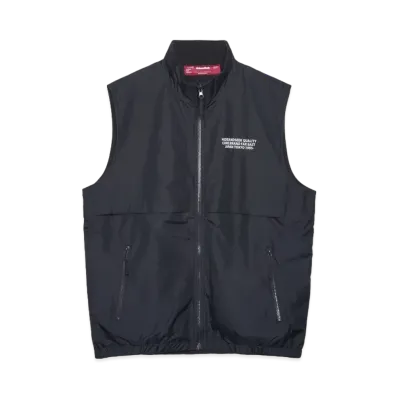 Hide and Seek Nylon Zip Vest(24ss) "BLACK"