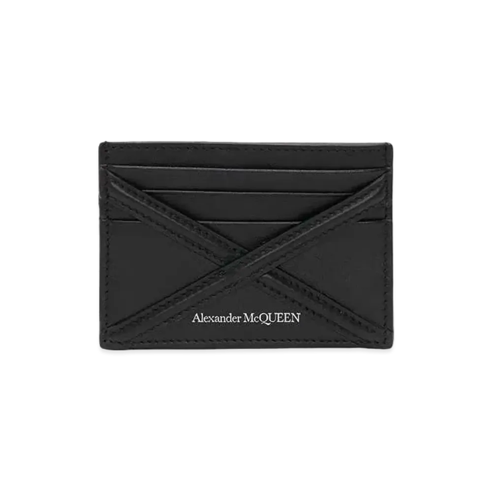 Alexander McQUEEN Harness Card Holder "Black"