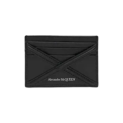 Alexander McQUEEN Harness Card Holder "Black"