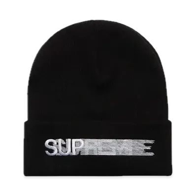 Supreme Motion Logo Beanie "Black" (23SS)