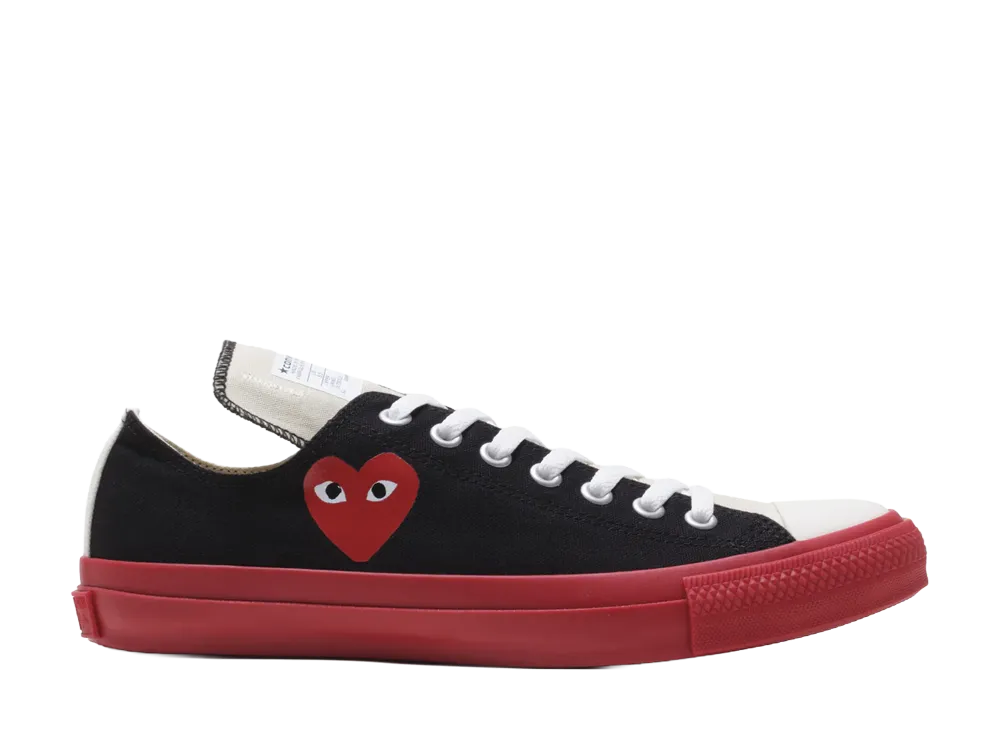 PLAY COMME des GARCONS × Converse Chuck Taylor Low "Black"