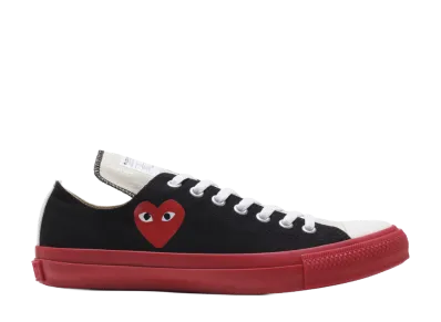 PLAY COMME des GARCONS × Converse Chuck Taylor Low "Black"