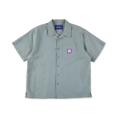 WIND AND SEA Linen Open Collar S/S Shirt "Horizon"