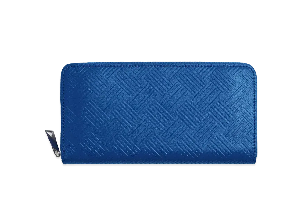 Bottega Veneta Zip Around Wallet "Cobalt"