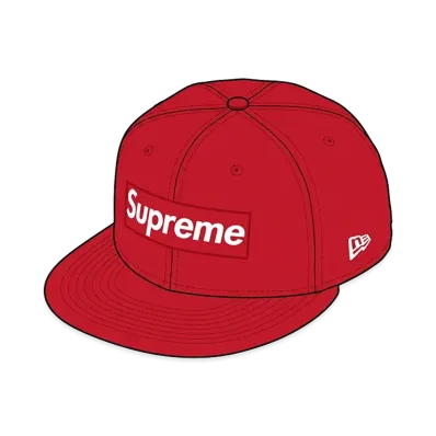Supreme Rings Box Logo New Era "Red"