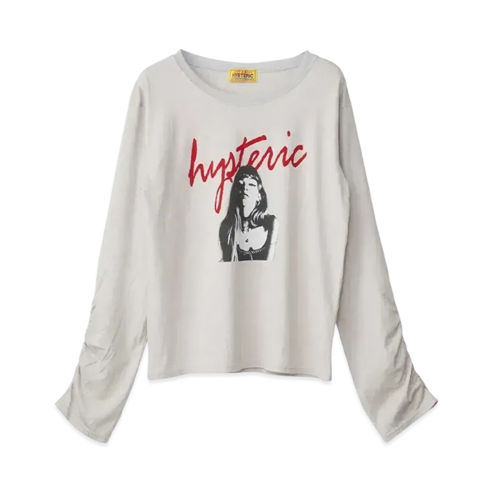 HYSTERIC GLAMOUR Unlimited Girl T-Shirt "Beige"