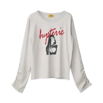 HYSTERIC GLAMOUR Unlimited Girl T-Shirt "Beige"
