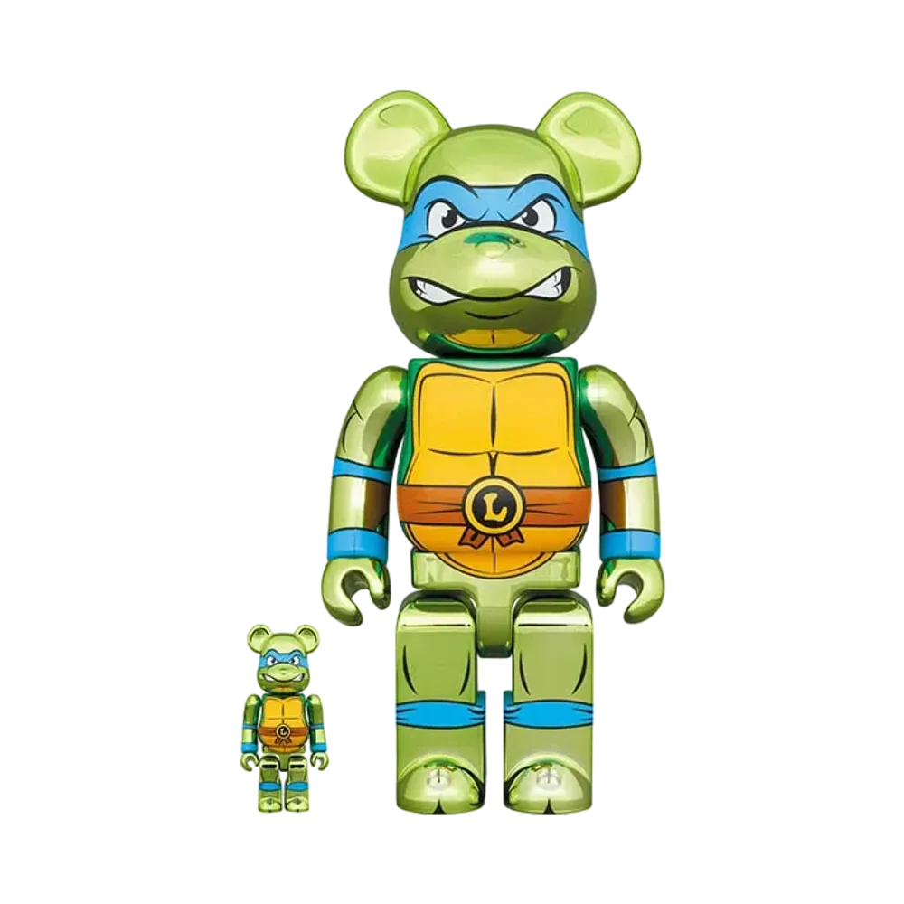 Bearbrick LEONARDO CHROME Ver. 100% & 400%