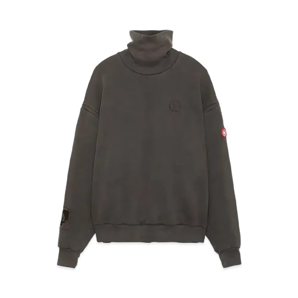 Cav Empt (C.E) OVERDYE DOUBLE FACE TURTLE NECK "Brown"