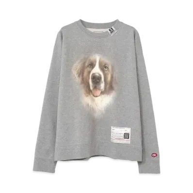 Maison MIHARA YASUHIRO Dog Printed Sweatshirt "Grey"