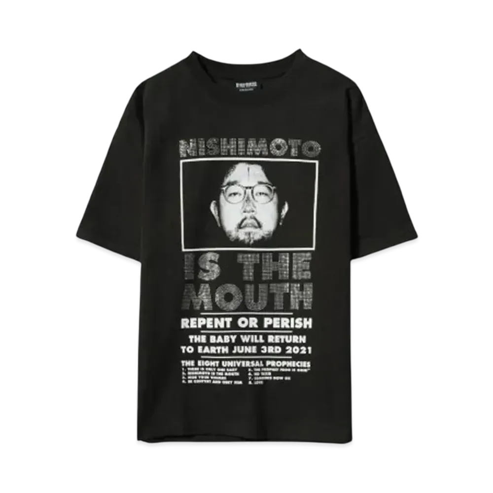 NISHIMOTO IS THE MOUTH CLASSIC S/S TEE Ex2 "BLACK x WHITE"