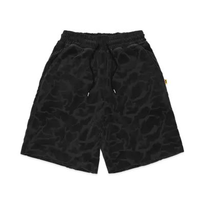 FR2 Pile Jacquard Rabbits Camo Short Pants "Black"