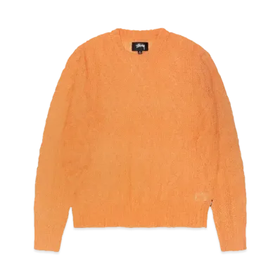 Stussy Cable Loose Knit Sweater "Melon"