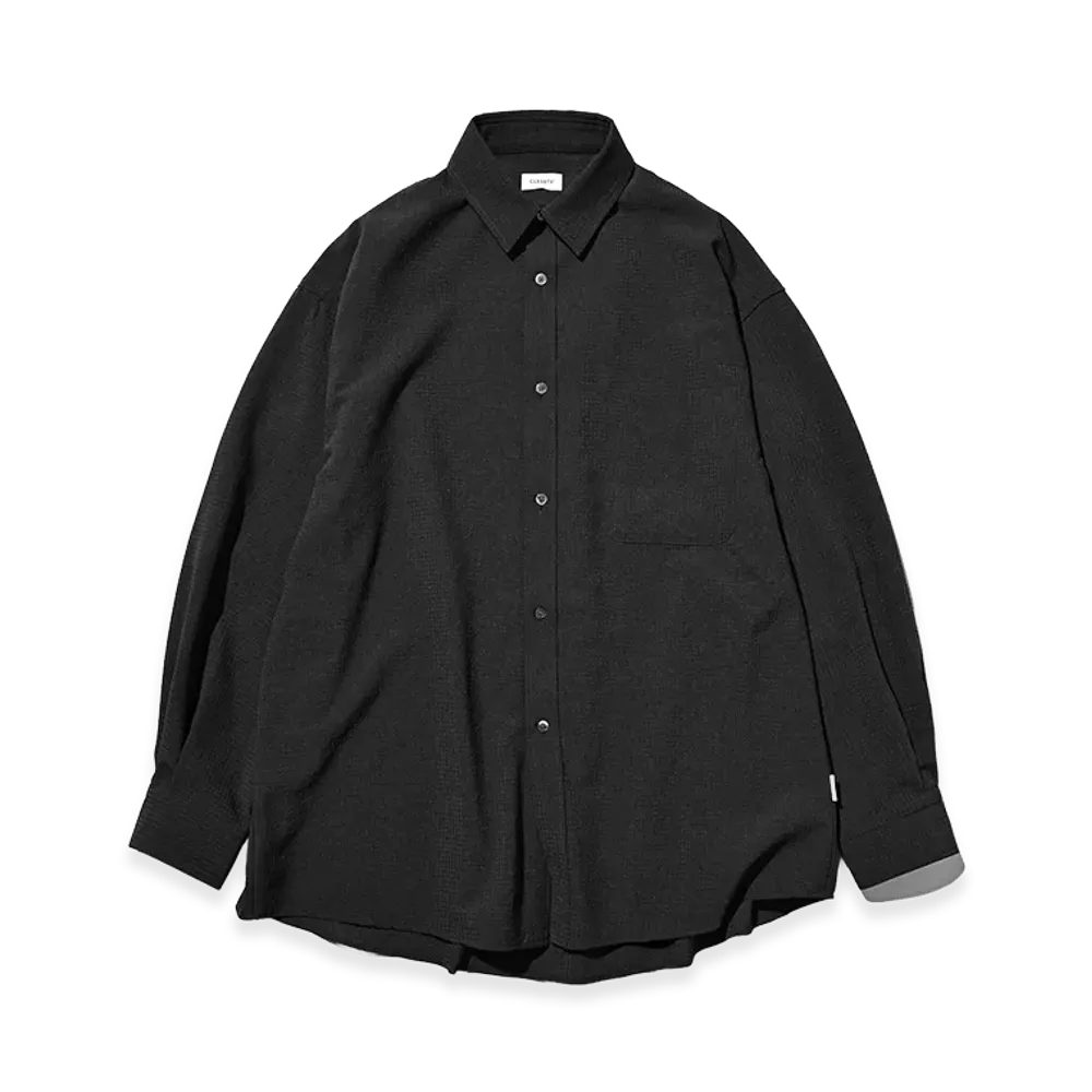 CLESSTE Shadow Gingham Check Everyday L/S Shirt "Charcoal"