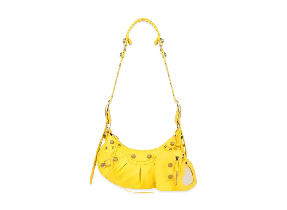 BALENCIAGA Women's Le Cagole XS Shoulder Bag "Yellow"