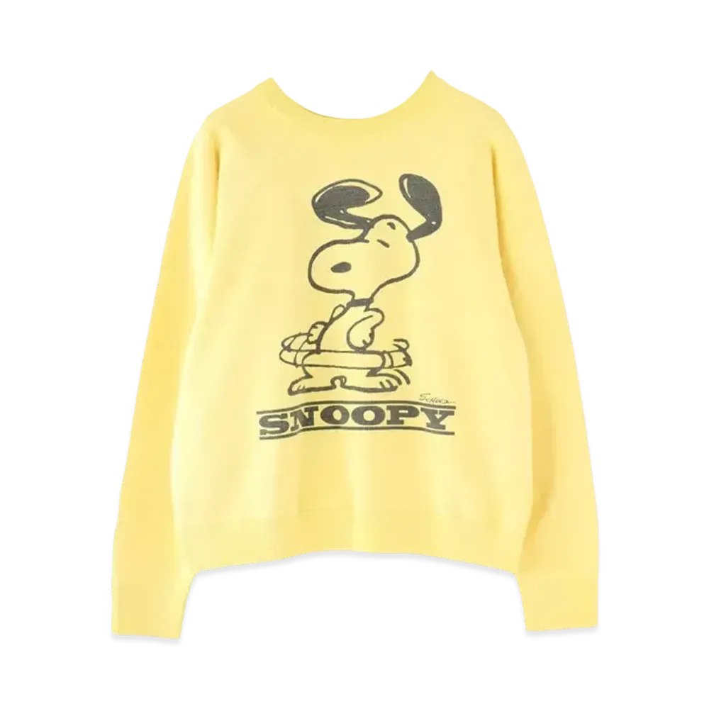 RHC Ron Herman x PEANUTS Snoopy Sweat Shirt "Yellow"