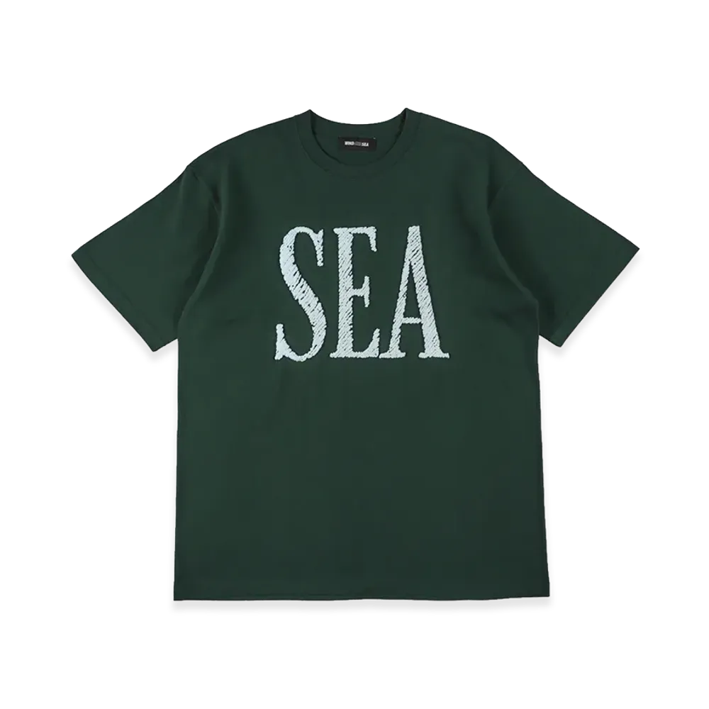 WIND AND SEA Puffy Logo S/S Tee "Green"