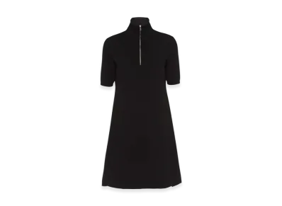 PRADA Women's Wool and Viscose Dress "Black"