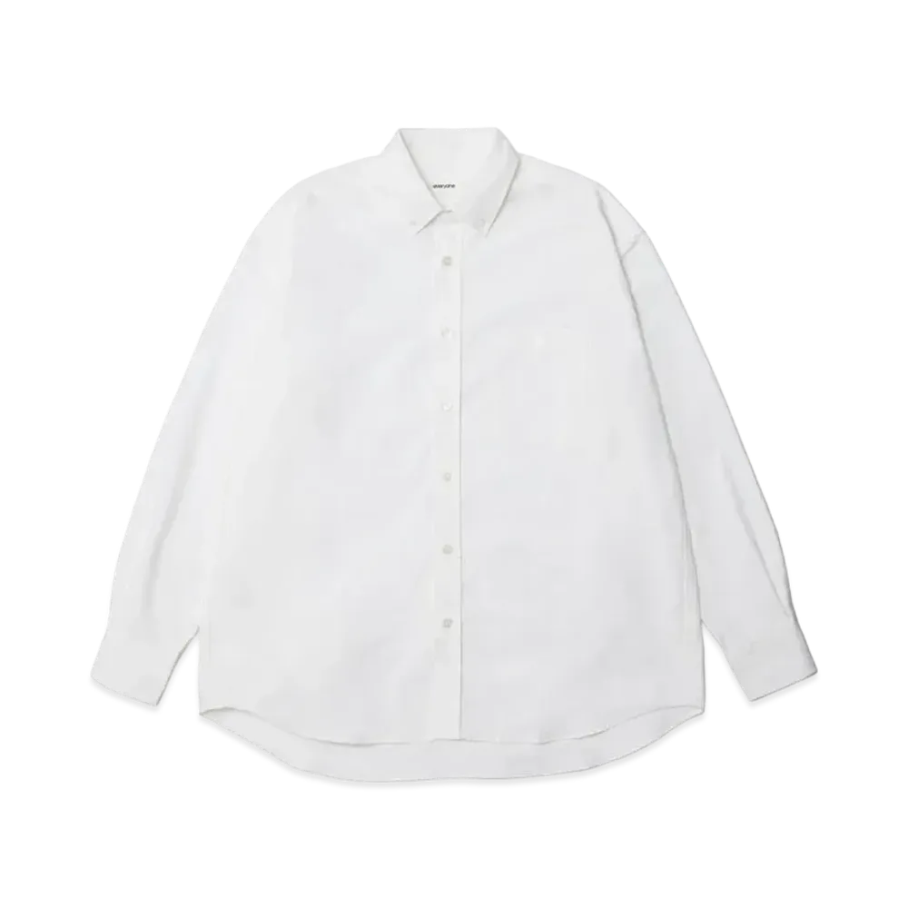 everyone Button-Down Oxford Shirt "White"