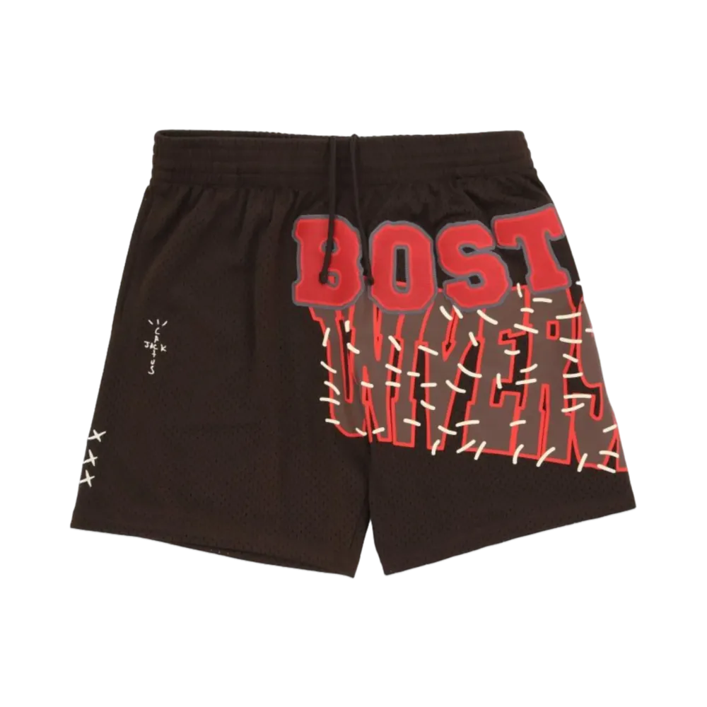 Travis Scott x M&N x Boston University Shorts "Brown"