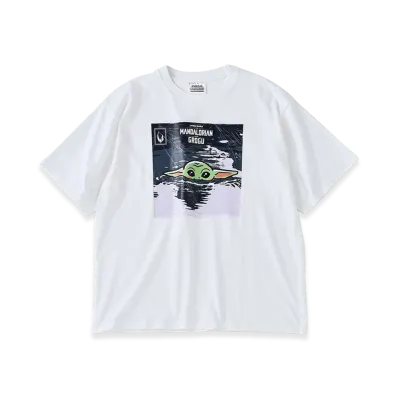 JOURNAL STANDARD x STAR WARS Mandalorian Print T-Shirt "White A"