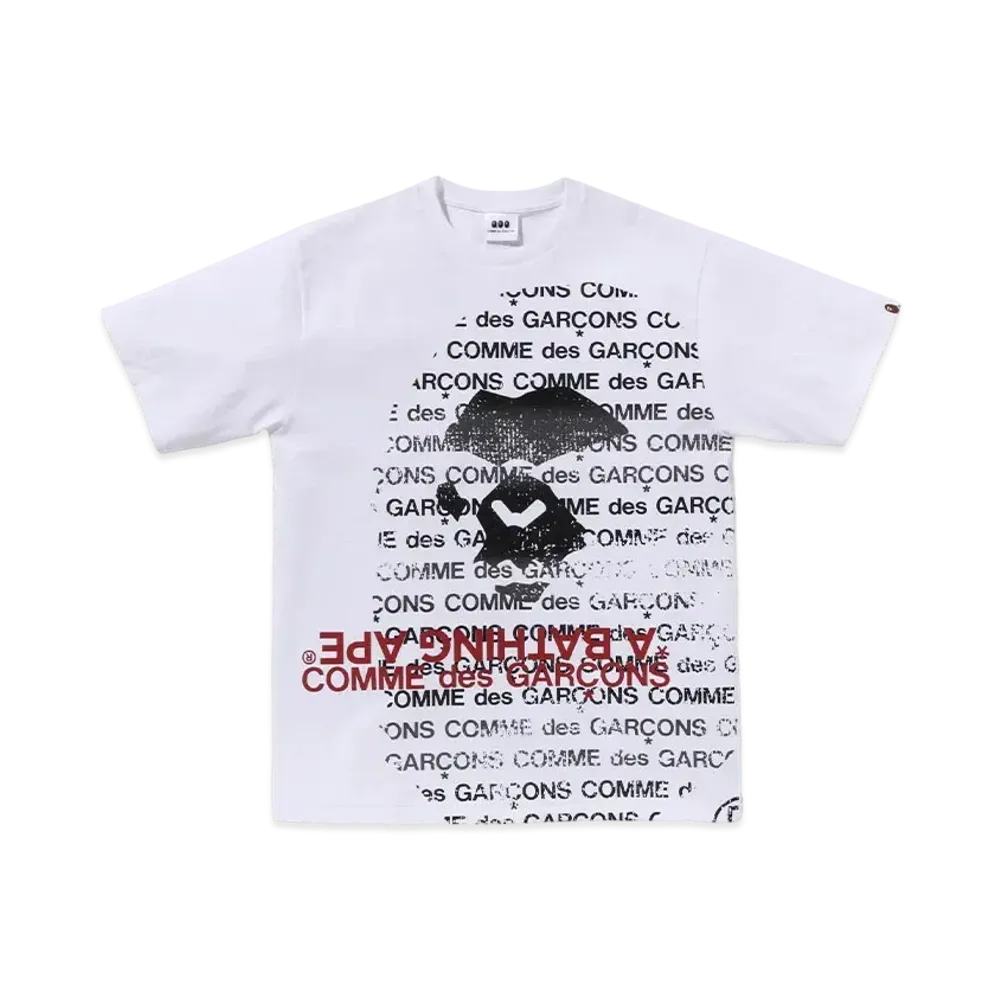 A BATHING APE x CDG Osaka Tee #2 "White"