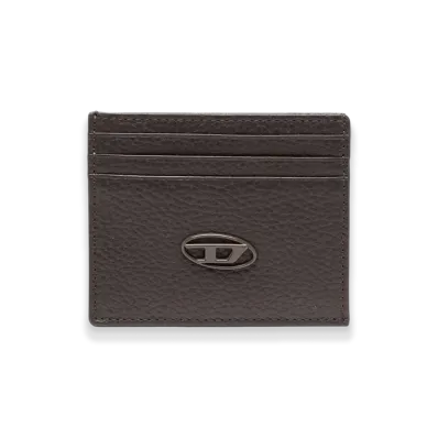 Diesel Card Case Cow Leather Card Case "Brown"