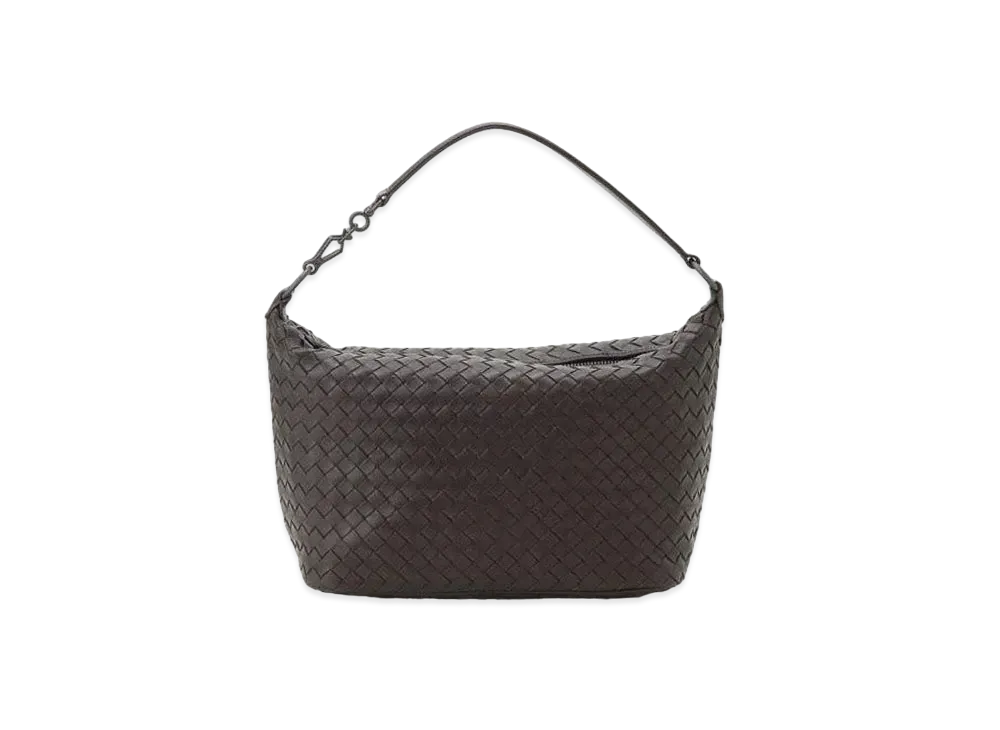 Bottega Veneta Lambskin Hand Bag "Brown"