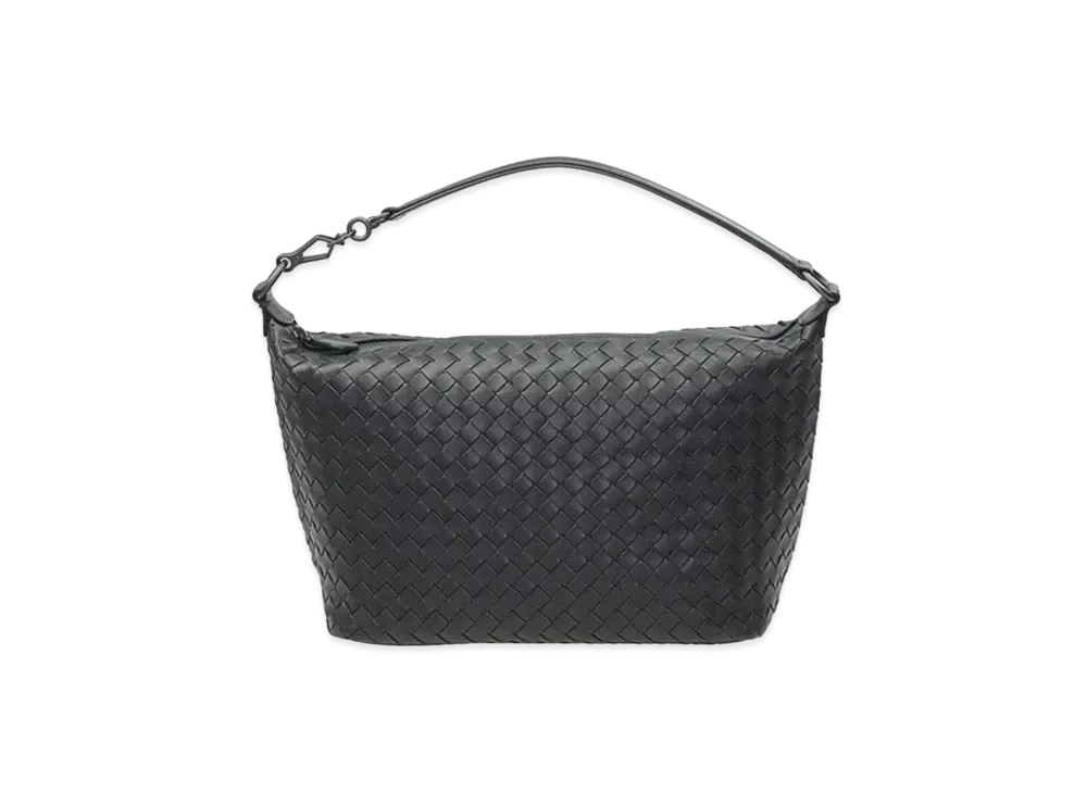 Bottega Veneta Lambskin Hand Bag "Dark Grey"