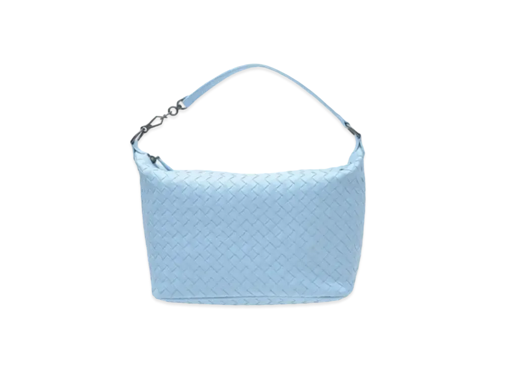 Bottega Veneta Lambskin Hand Bag "Light Blue"