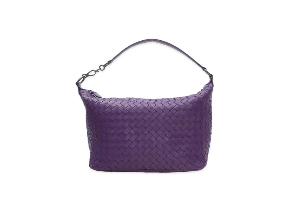Bottega Veneta Lambskin Hand Bag "Purple"