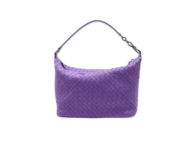 Bottega Veneta Lambskin Hand Bag "Purple"