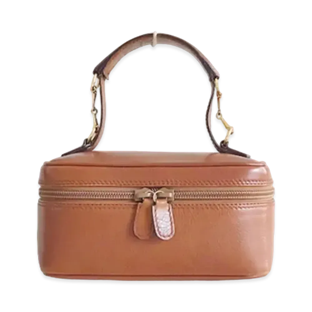 GUCCI Bamboo Horsebit Leather "Brown"