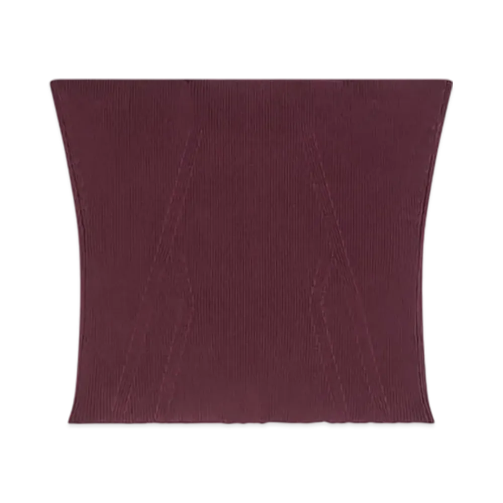 DRIES VAN NOTEN Women's Ribbed Cummerbund "Burgundy"