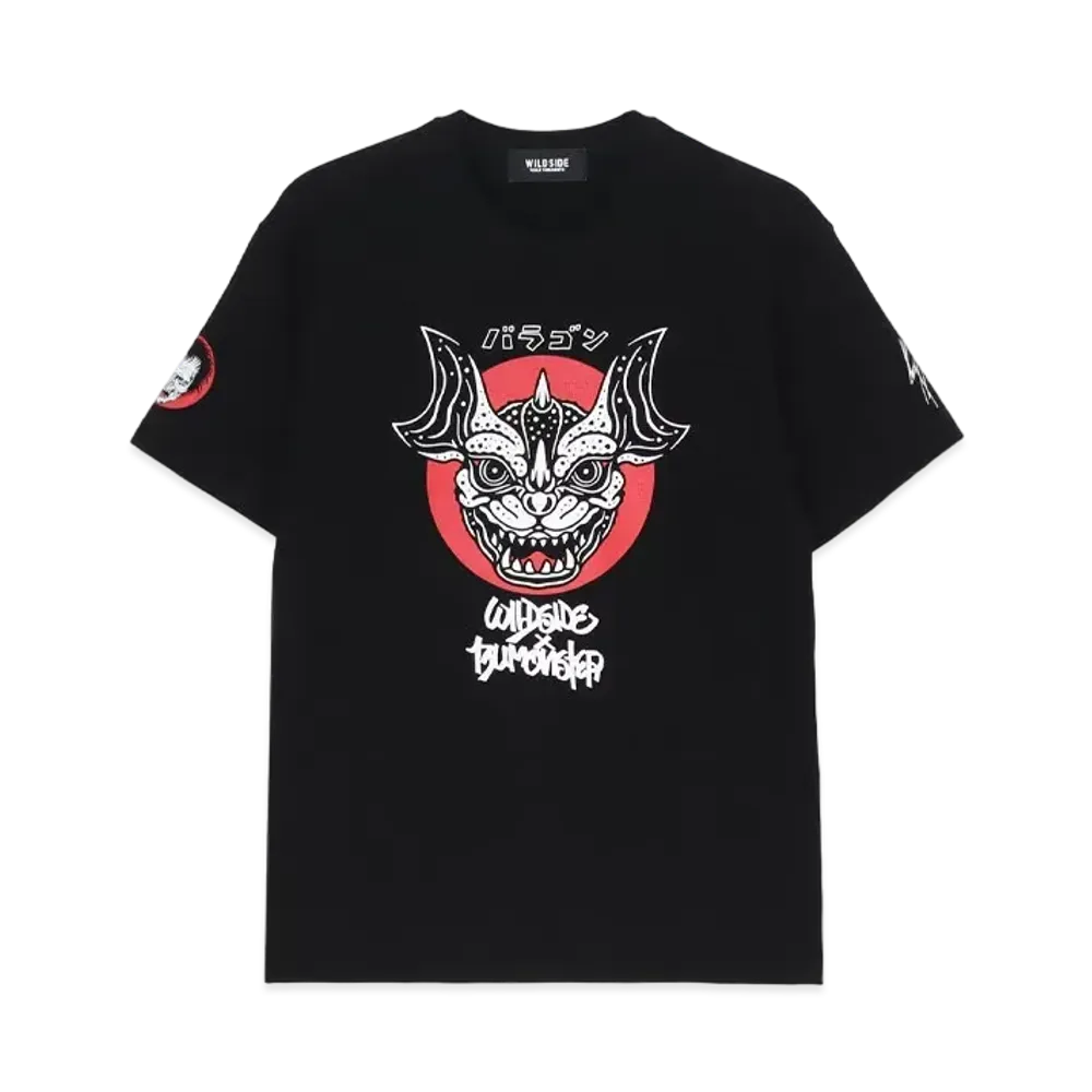 WILDSIDE Yohji Yamamoto x IZUMONSTER T-Shirt "Black"