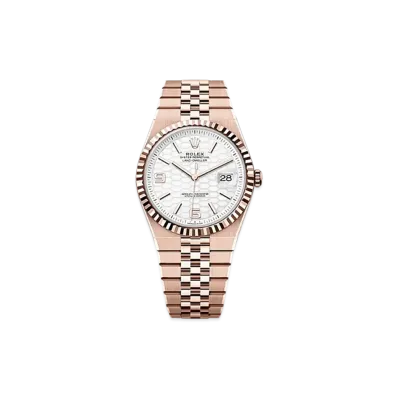 ROLEX Land-Dweller 40mm Everose Gold 127335 "Intense White"