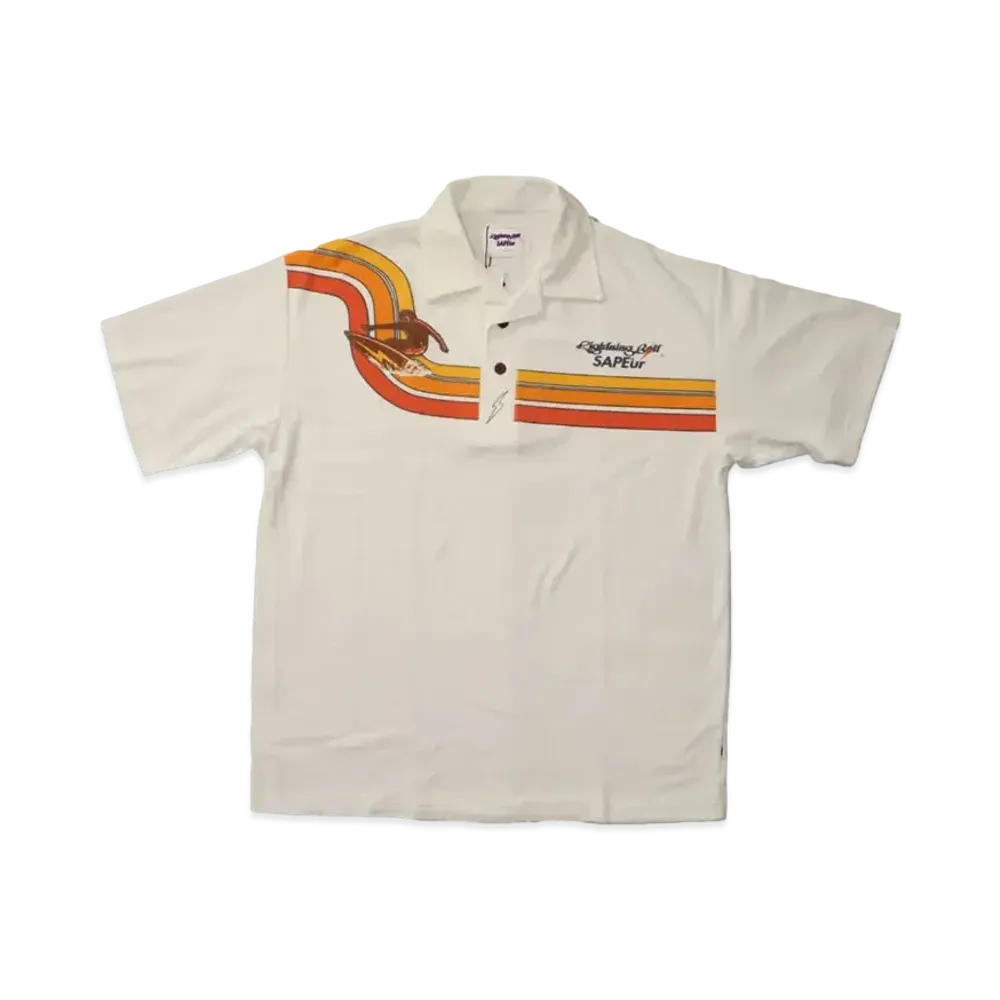 SAPEur × LightningBolt Pilepolo "Off White"