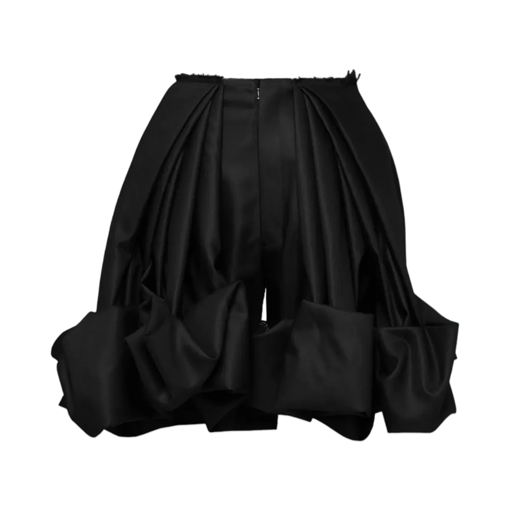 Maison Margiela Men's Wool Mohair Shorts "Black"