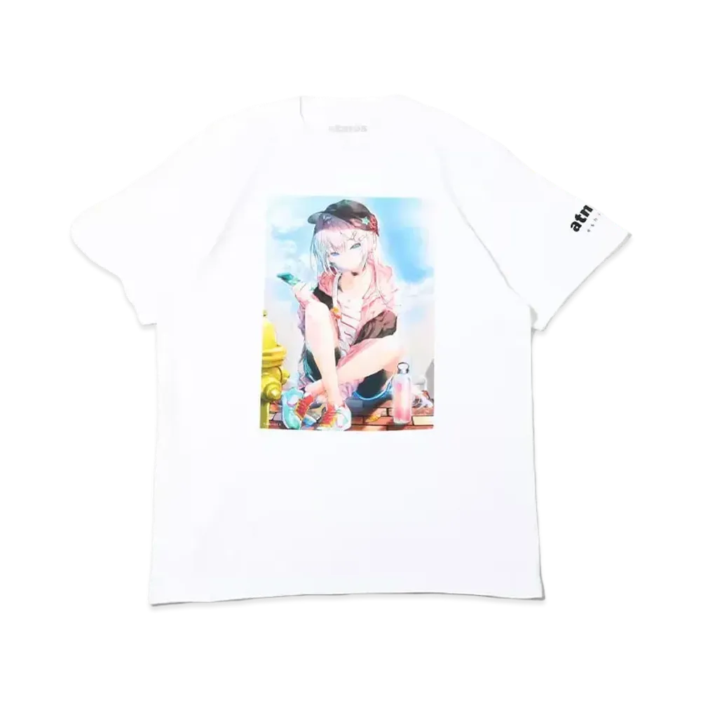 atmos x 100 Artists Exhibition Miwabe Sakura Tee "White"