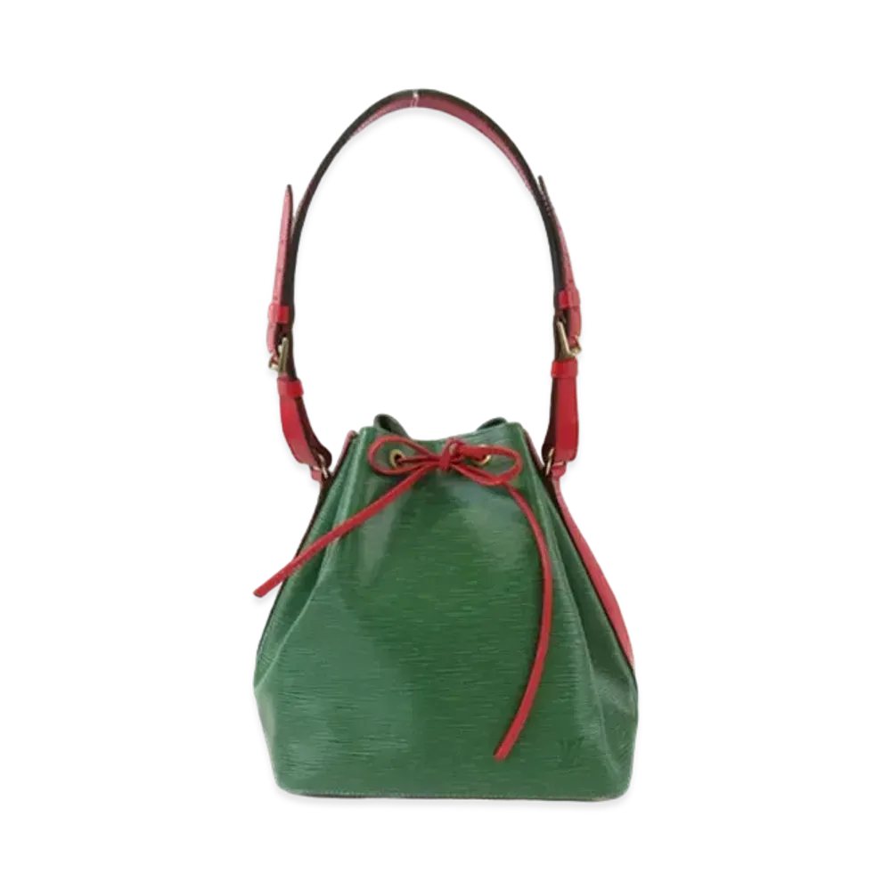 Louis Vuitton Epi Petit Noe "Green/Red"