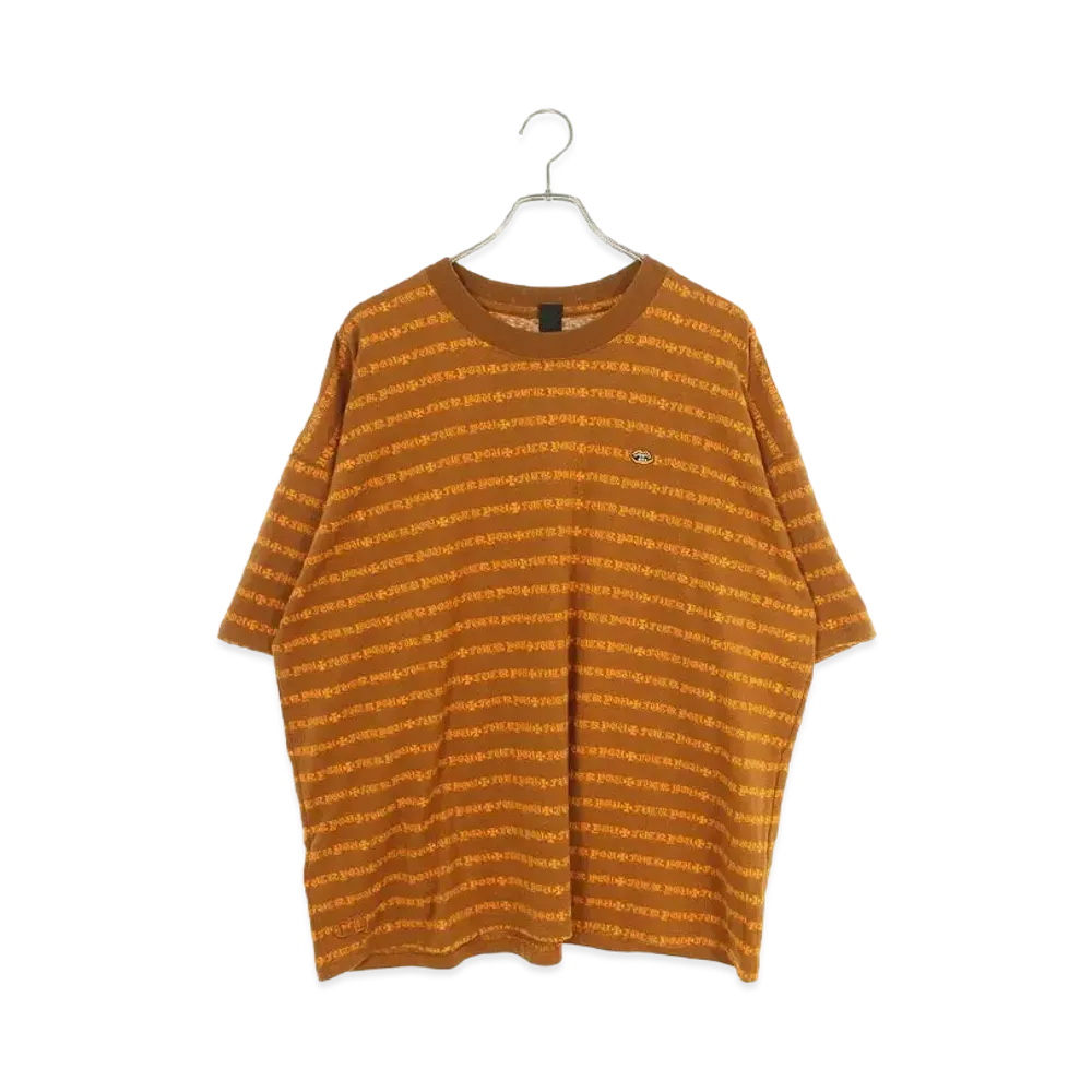 Chrome Hearts Matty Boy Y Not Fuck You Border Print T-Shirt "Orange/Brown"