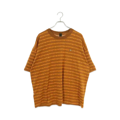 Chrome Hearts Matty Boy Y Not Fuck You Border Print T-Shirt "Orange/Brown"